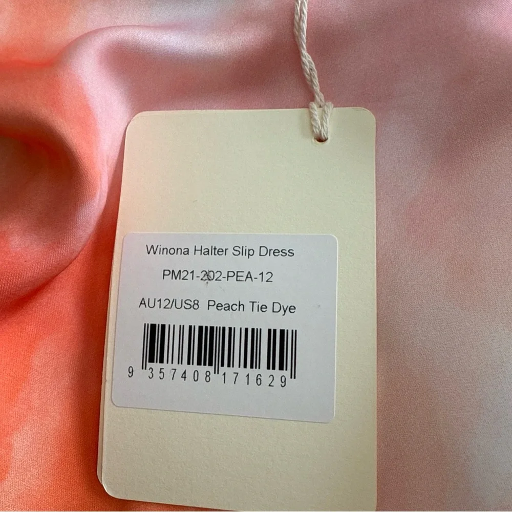 Peppermayo Winona Halter Slip Dress Size 8 - Picture 6 of 7